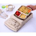 Truck Shape Wheat Straw Dinnerware Set